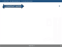 Tablet Screenshot of constantwater.com